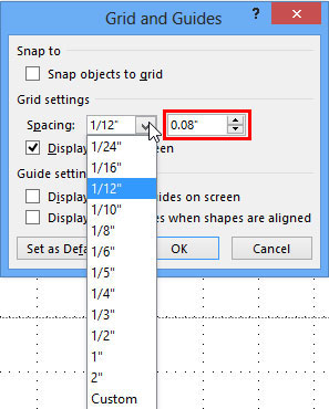 turn off object snap to grid in word for mac